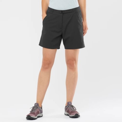 Shorts De Corrida Salomon Outrack Feminino Pretas | PT Y53709